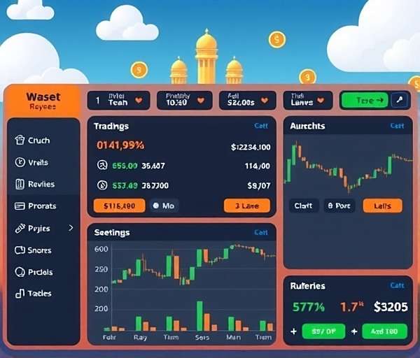 Rupee Rush Royale - Trading Dashboard Rupee Rush Royale game dashboard showing trading interface with Indian rupee and stock market data